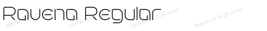 Ravena Regular字体转换